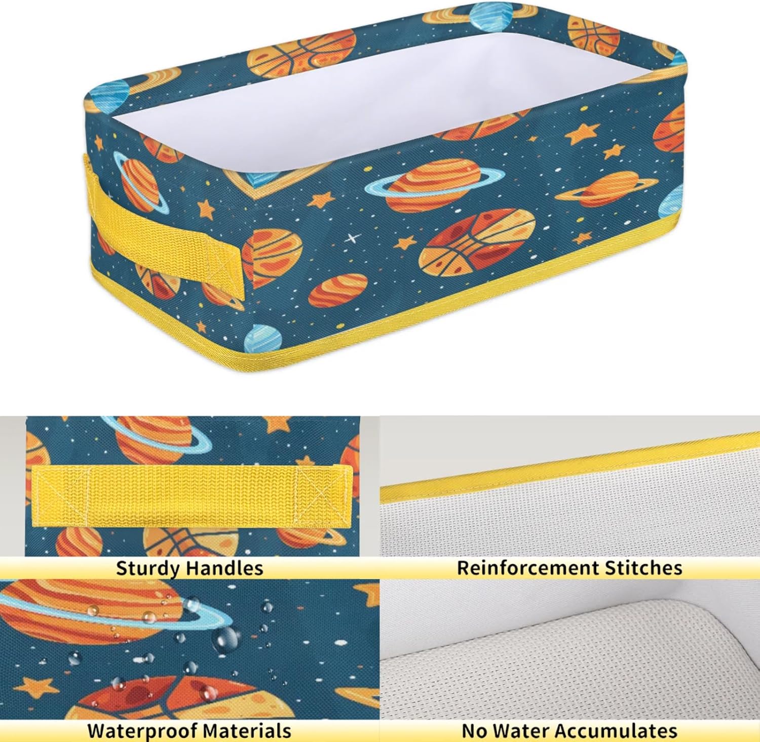 Snatocys Basketball Toilet Paper Basket with Handles